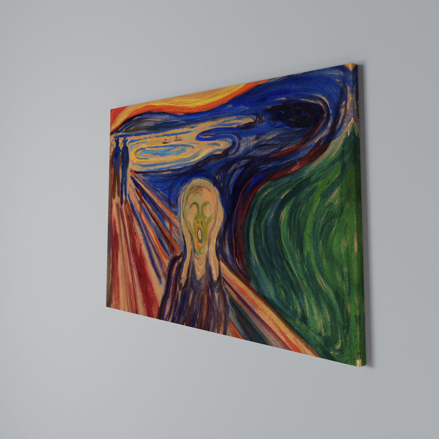 THE SCREAM Stampa su tela orizzontale