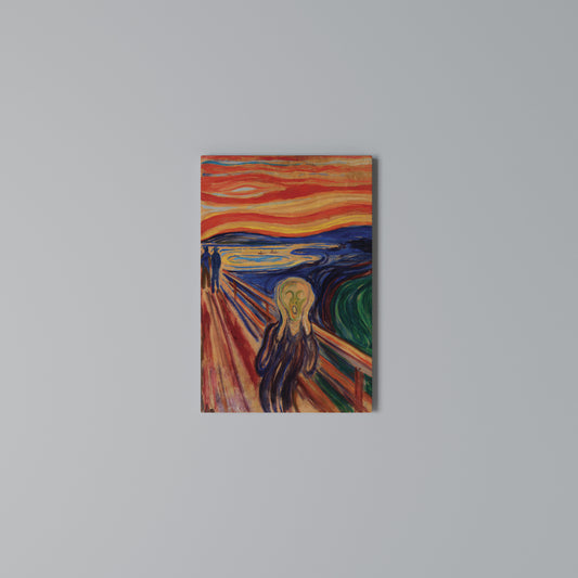 THE SCREAM Stampa su Tela Verticale