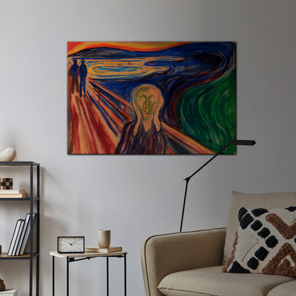 THE SCREAM Stampa su tela orizzontale