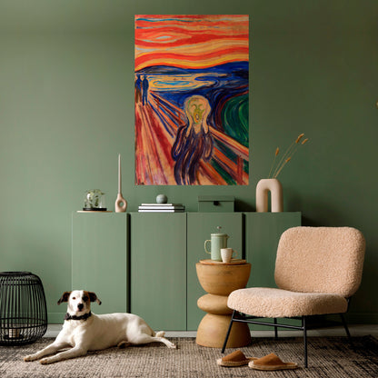 Poster verticale staccabile e attaccabile THE SCREAM