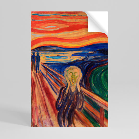 Poster verticale staccabile e attaccabile THE SCREAM