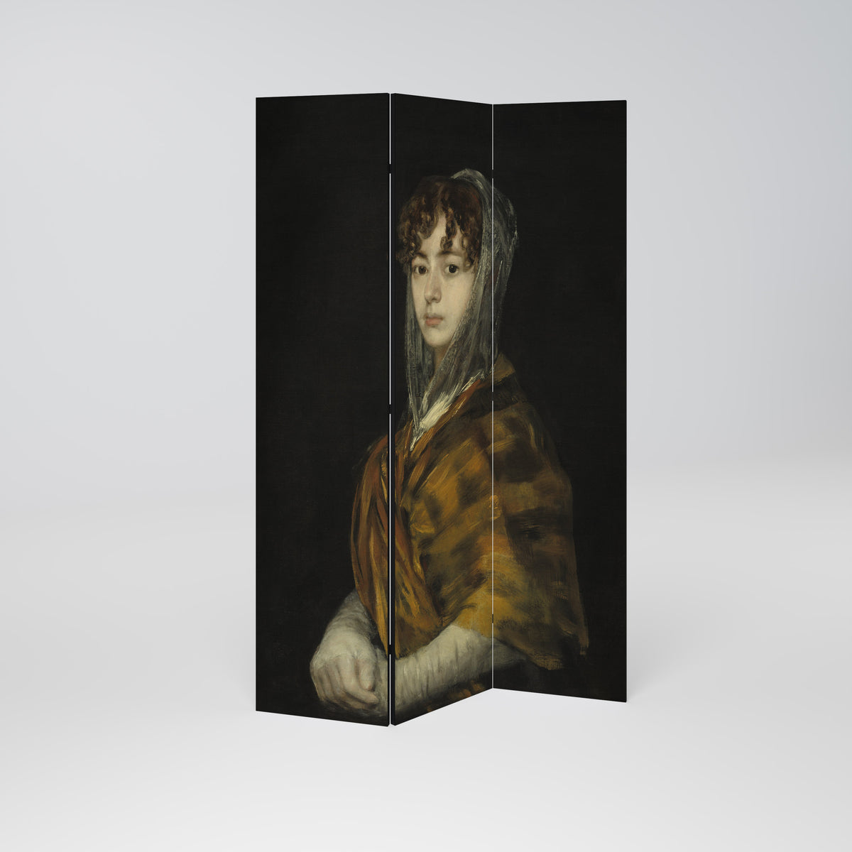 WHISPERS OF HISTORY Decorative 3-Panel Room Divider