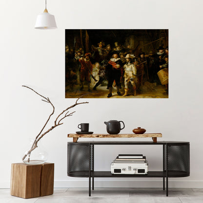 Poster orizzontale staccabile e attaccabile NIGHTWATCH TRIBUTE