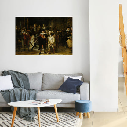 Poster orizzontale staccabile e attaccabile NIGHTWATCH TRIBUTE