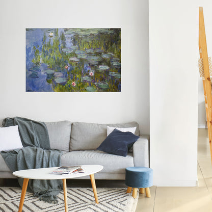 Poster orizzontale staccabile e attaccabile NINFEE