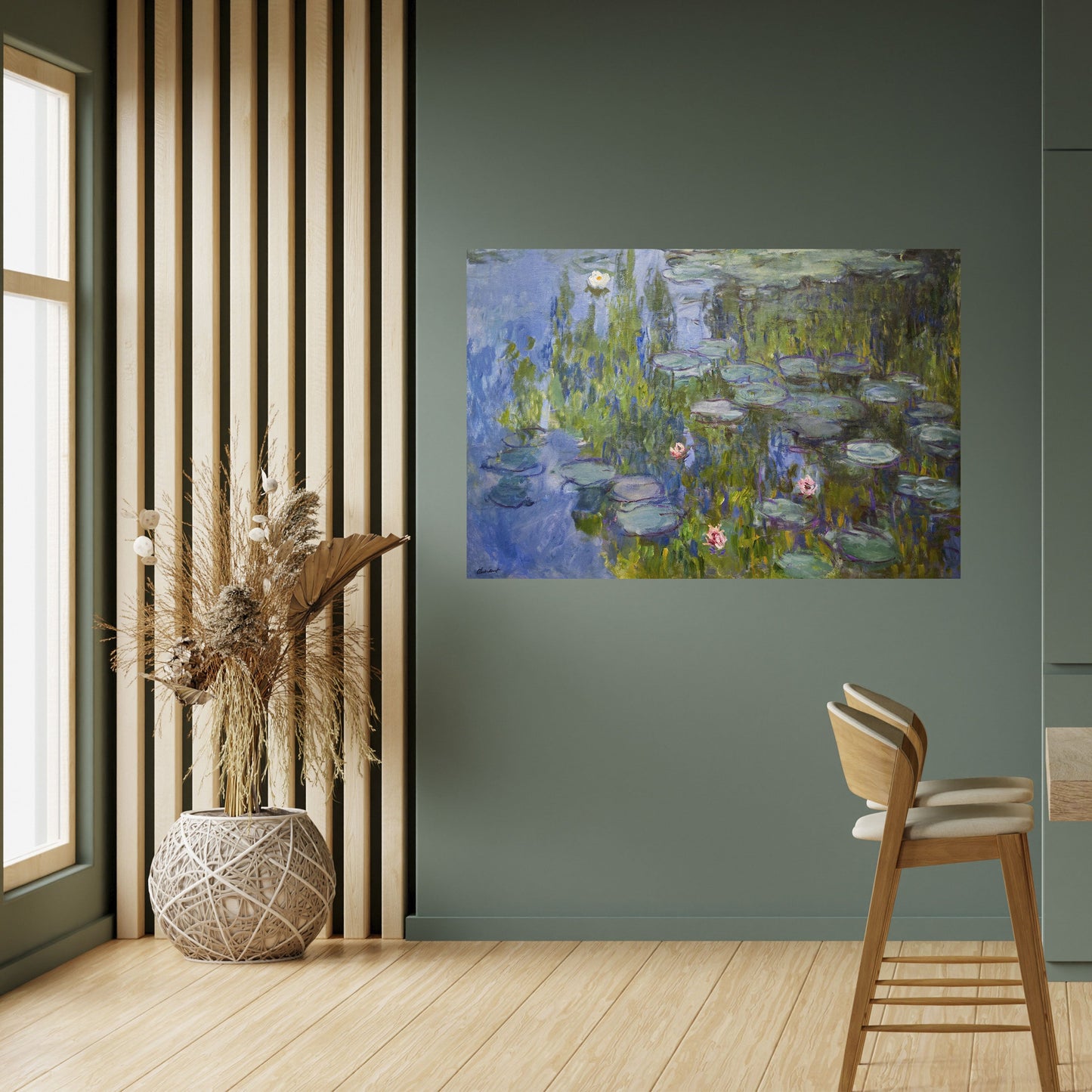 Poster orizzontale staccabile e attaccabile NINFEE