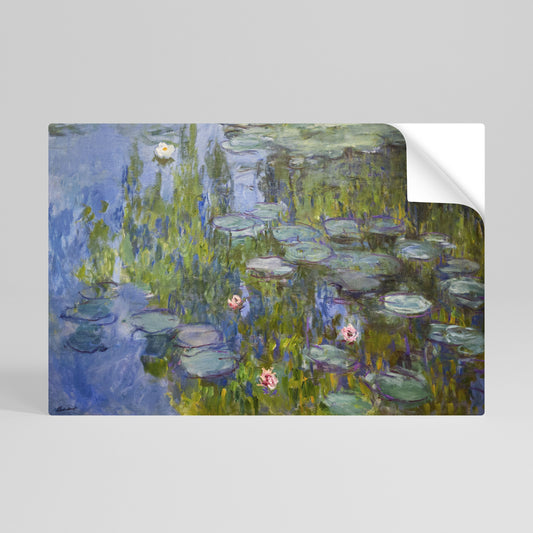 Poster orizzontale staccabile e attaccabile NINFEE