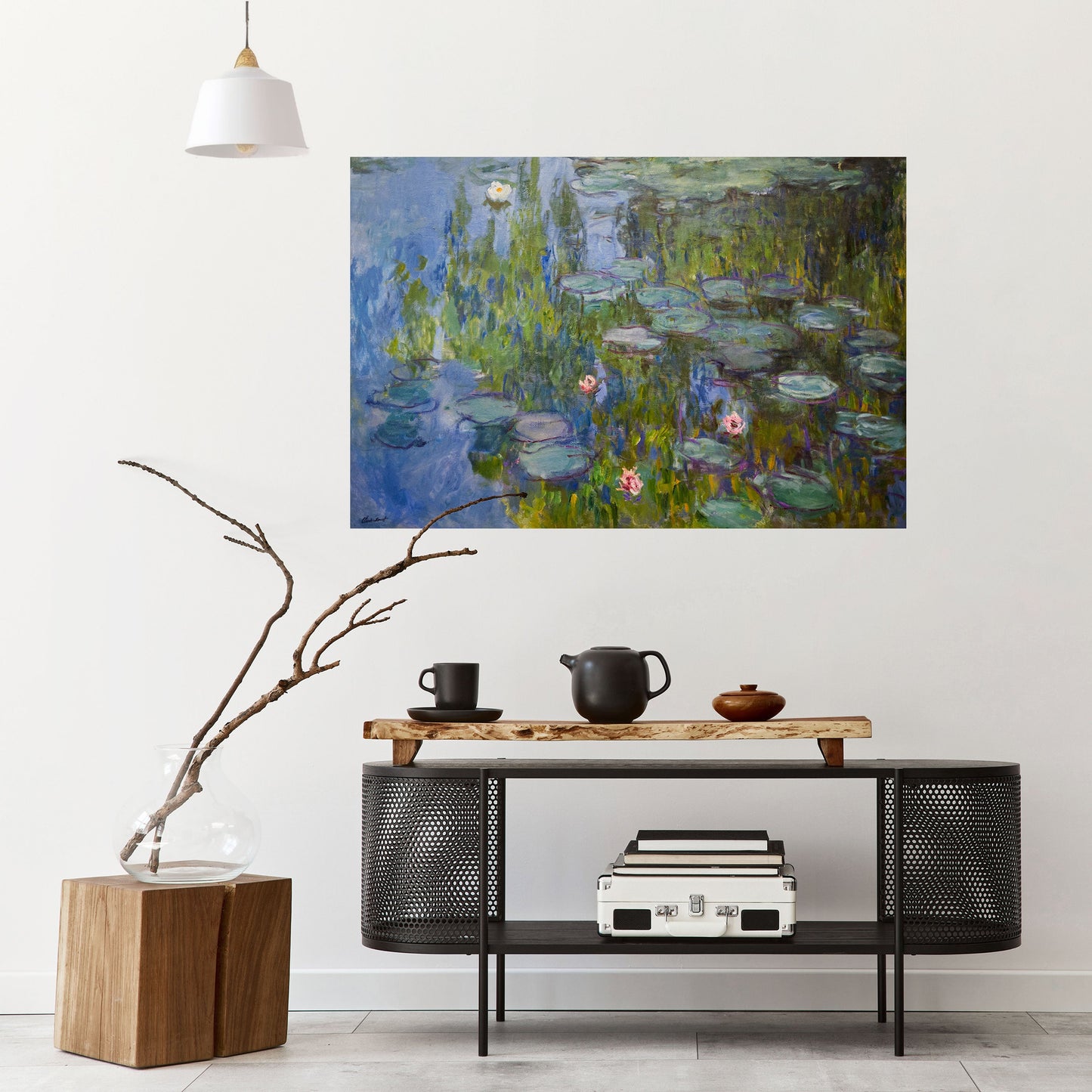 Poster orizzontale staccabile e attaccabile NINFEE