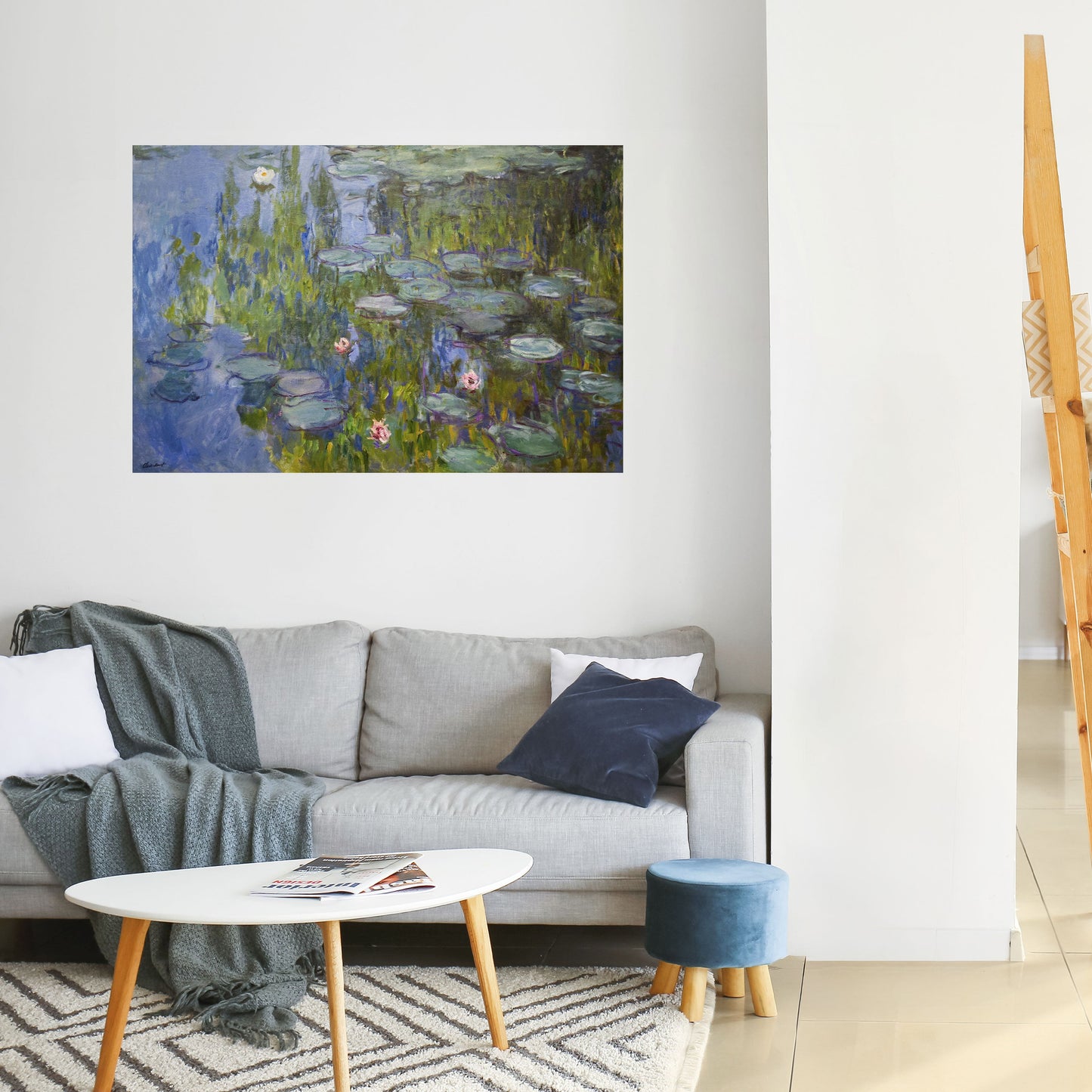 Poster orizzontale staccabile e attaccabile NINFEE