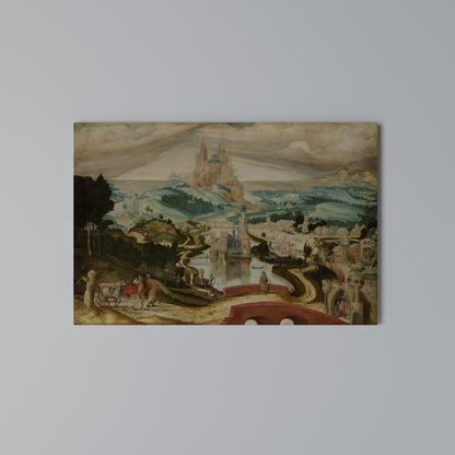 ENCHANTED LANDSCAPE DREAMS Stampa su tela orizzontale