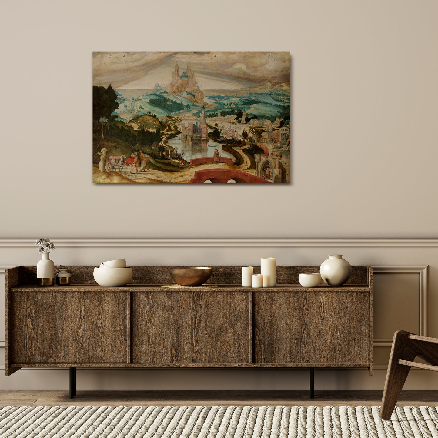 ENCHANTED LANDSCAPE DREAMS Stampa su tela orizzontale