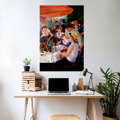 Poster verticale staccabile e attaccabile "PRANZO DELLA FESTA IN BARCA"