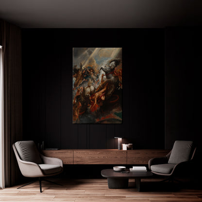 FURY IN MOTION Vertical Canvas Print