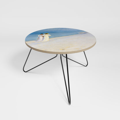 SUMMER EVENING ON SKAGEN'S BEACH Small Coffee Table