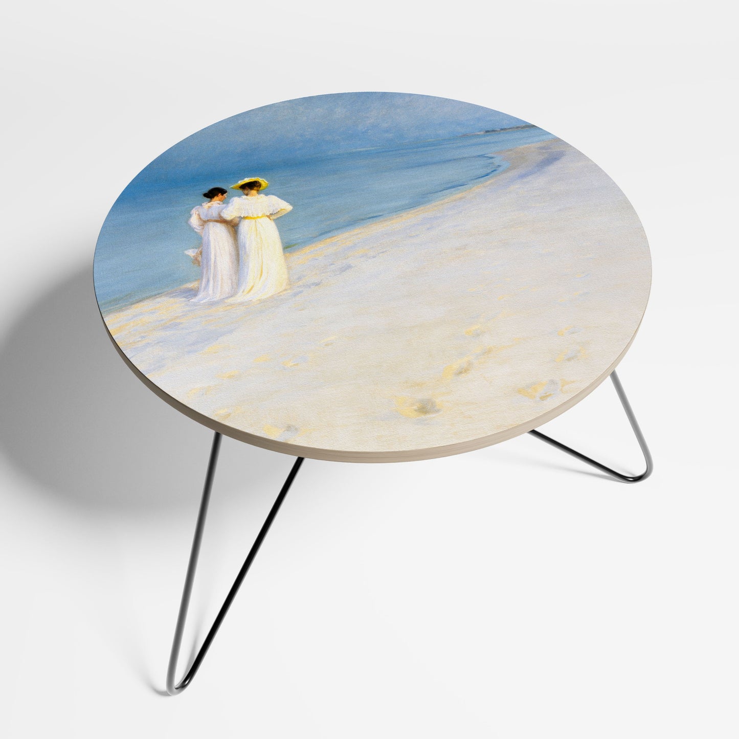 SUMMER EVENING ON SKAGEN'S BEACH Small Coffee Table