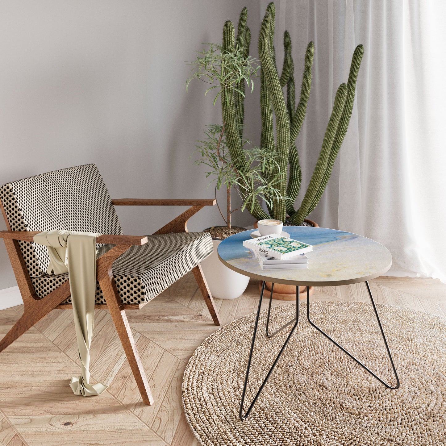 SUMMER EVENING ON SKAGEN'S BEACH Large Coffee Table