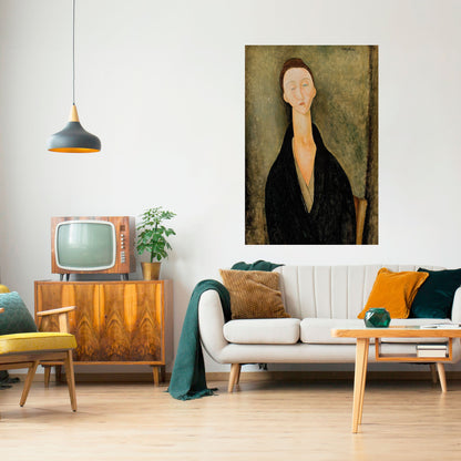 Poster verticale staccabile e attaccabile di AMEDEO MODIGLIANI