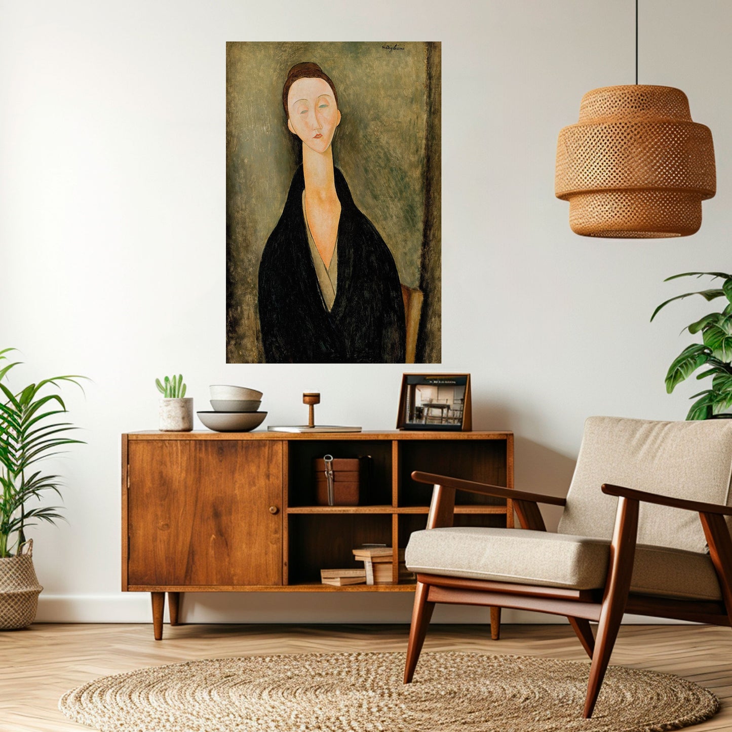 Poster verticale staccabile e attaccabile di AMEDEO MODIGLIANI