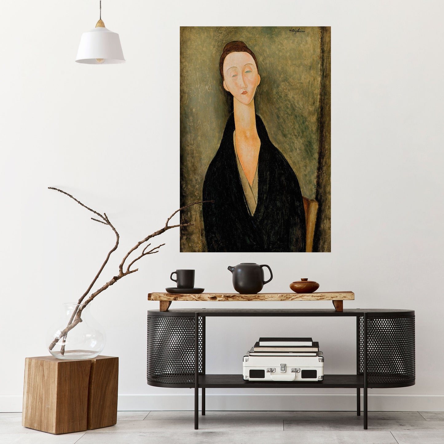 Poster verticale staccabile e attaccabile di AMEDEO MODIGLIANI