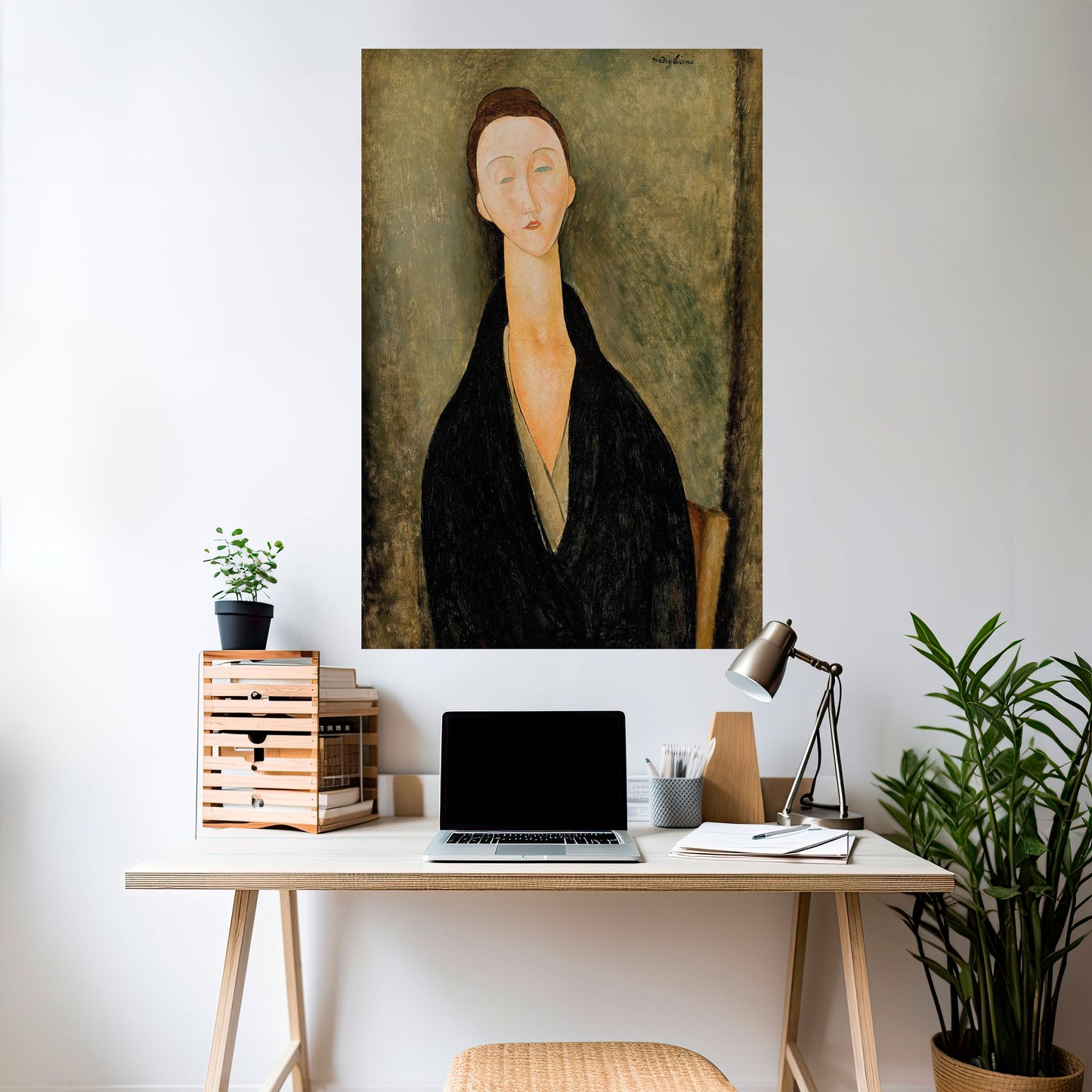 Poster verticale staccabile e attaccabile di AMEDEO MODIGLIANI