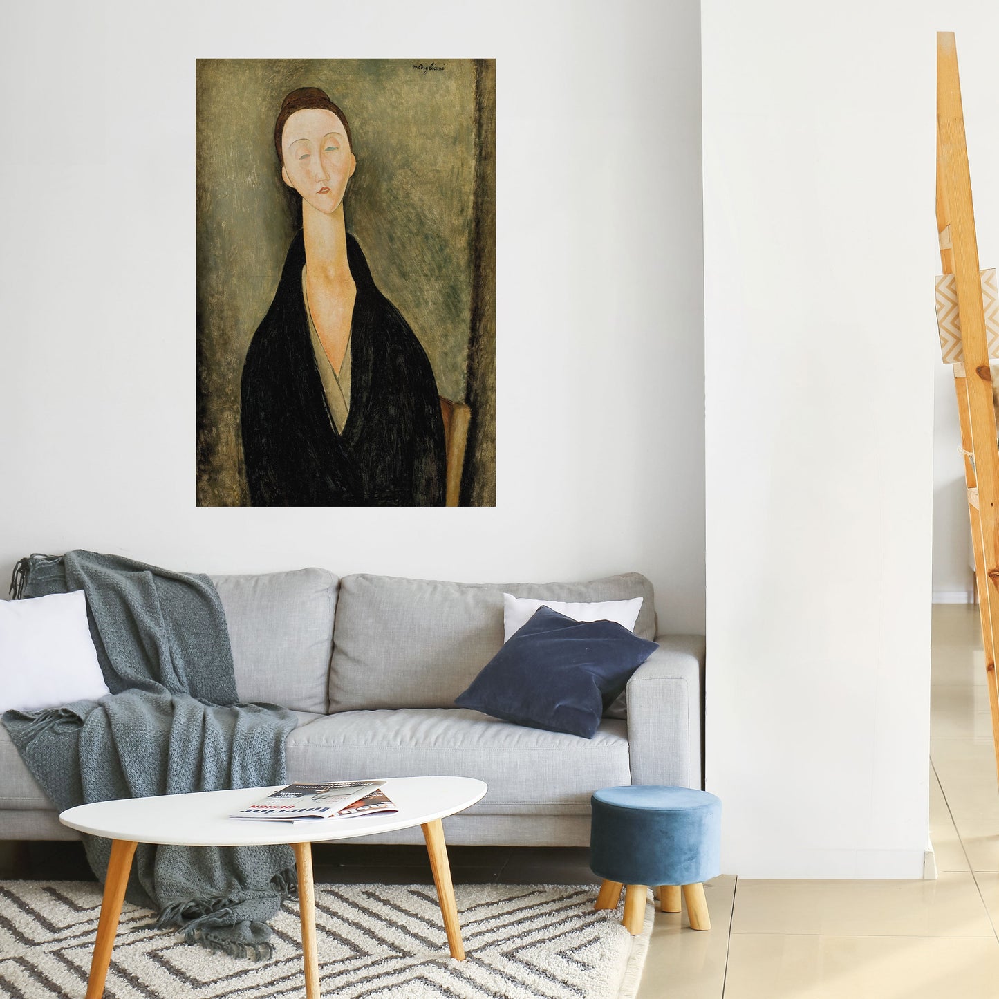 Poster verticale staccabile e attaccabile di AMEDEO MODIGLIANI