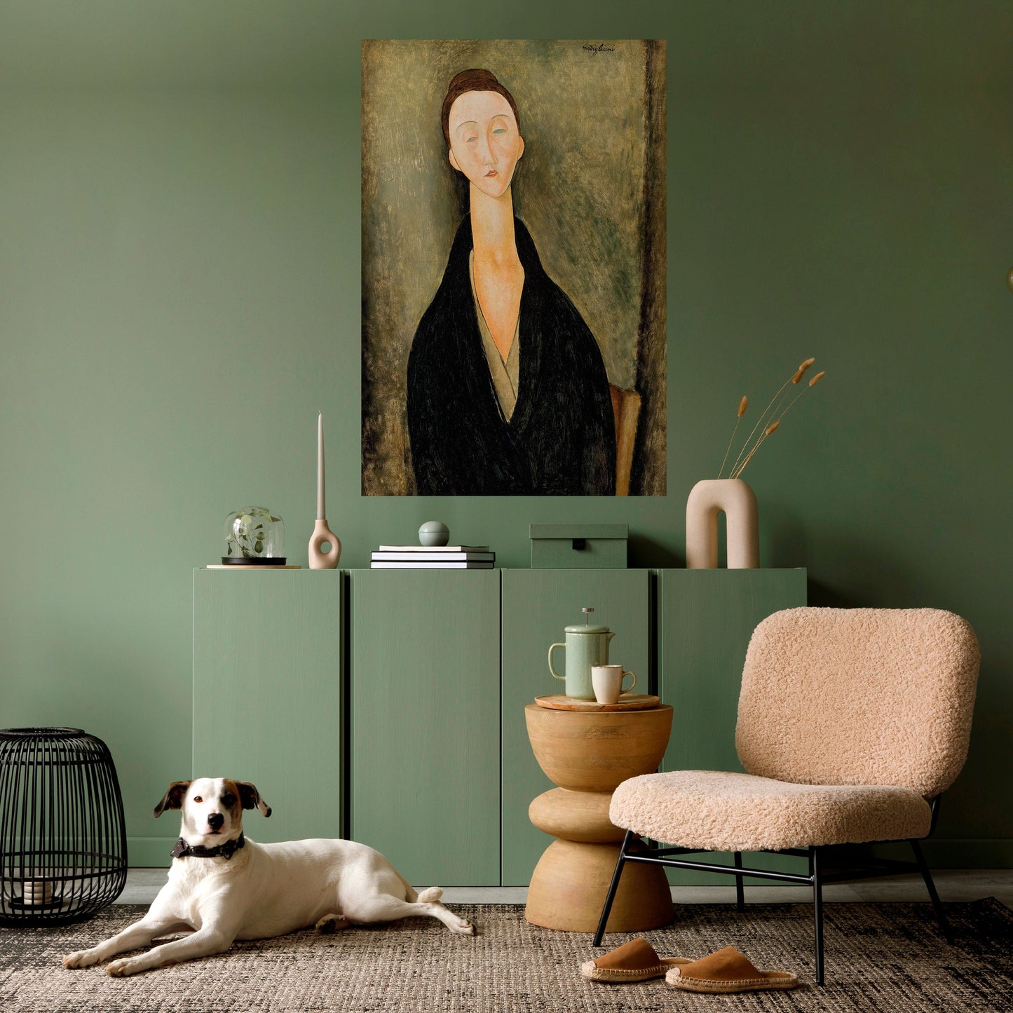 Poster verticale staccabile e attaccabile di AMEDEO MODIGLIANI