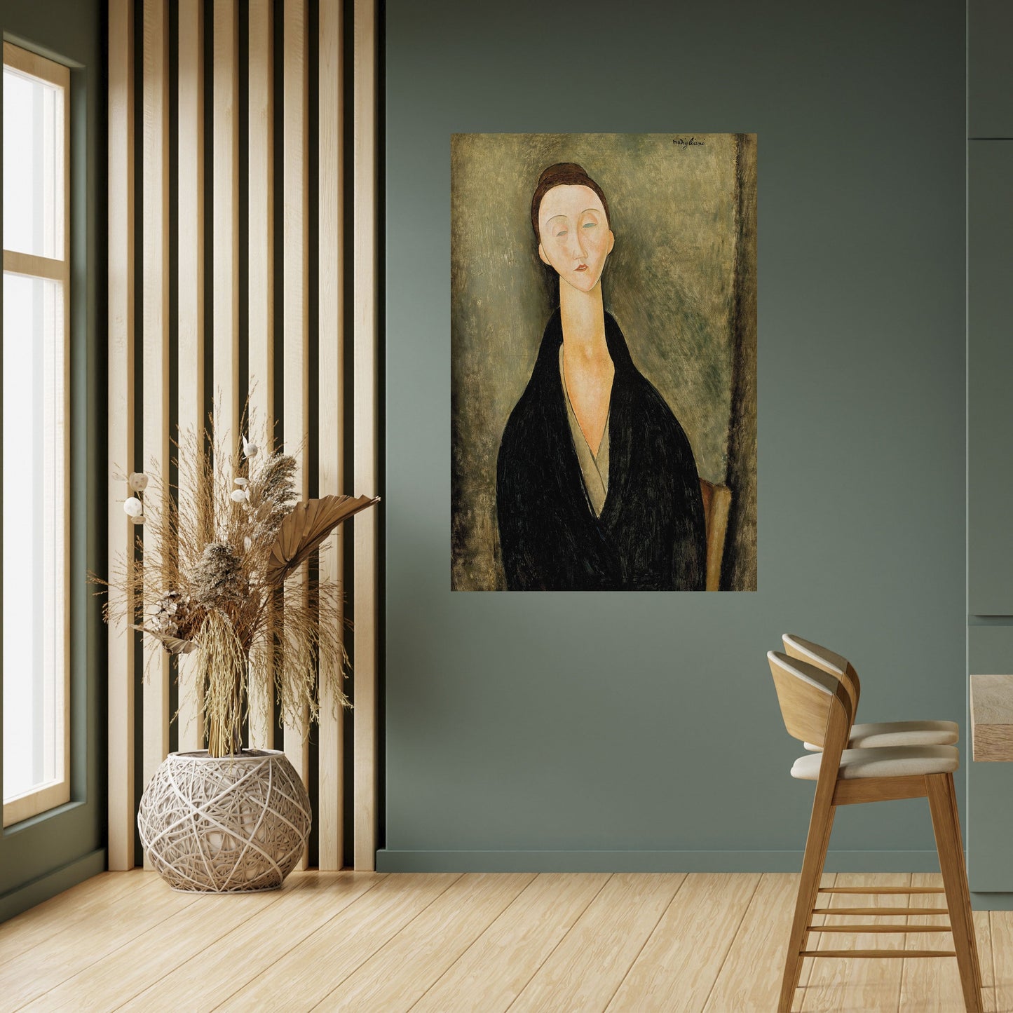 Poster verticale staccabile e attaccabile di AMEDEO MODIGLIANI