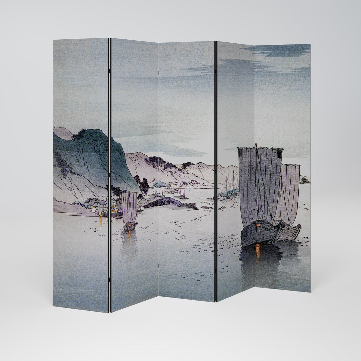 YĹŞGURE NO HANSEN Decorative 5-Panel Room Divider