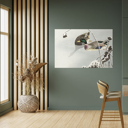 DANZA DELLE ANATRE Poster orizzontale staccabile e attaccabile
