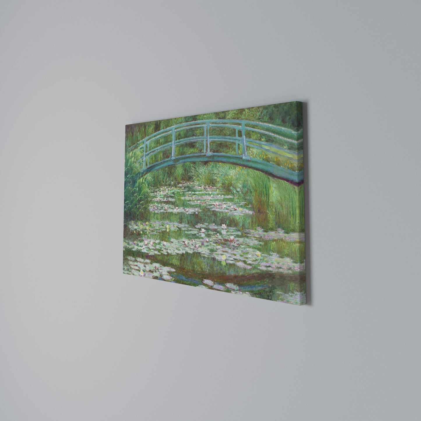 JAPANESE FOOTBRIDGE Stampa su tela orizzontale