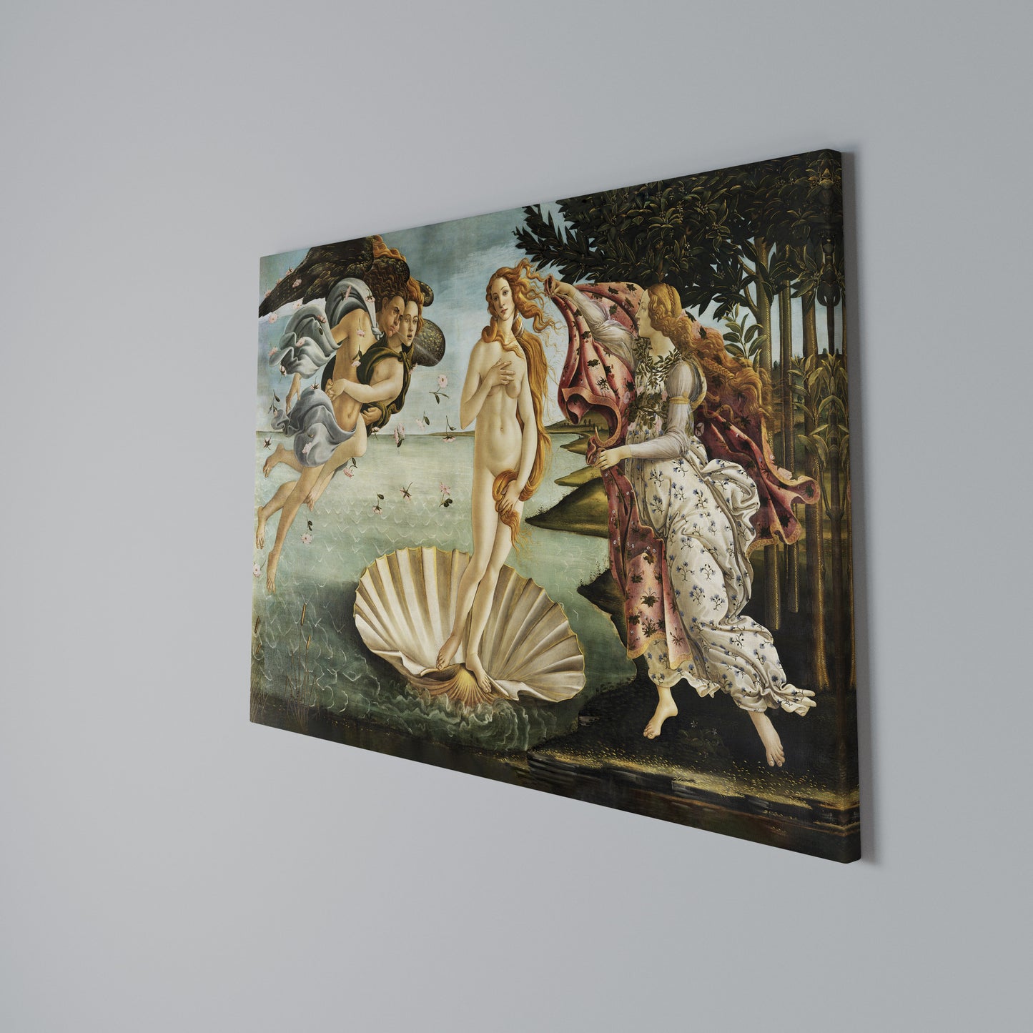 DIVINE BIRTH OF BEAUTY Stampa su tela orizzontale