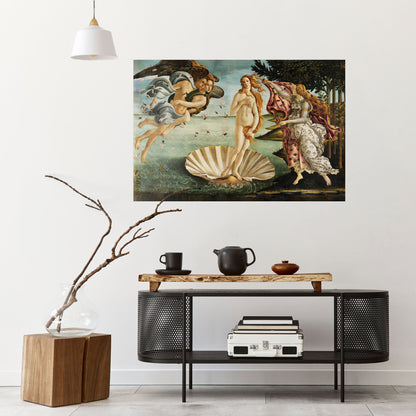 DIVINA NASCITA DELLA BELLEZZA Poster orizzontale staccabile e attaccabile