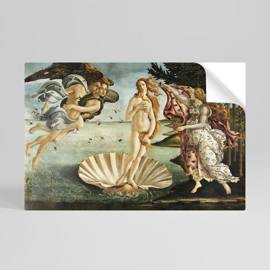 DIVINA NASCITA DELLA BELLEZZA Poster orizzontale staccabile e attaccabile