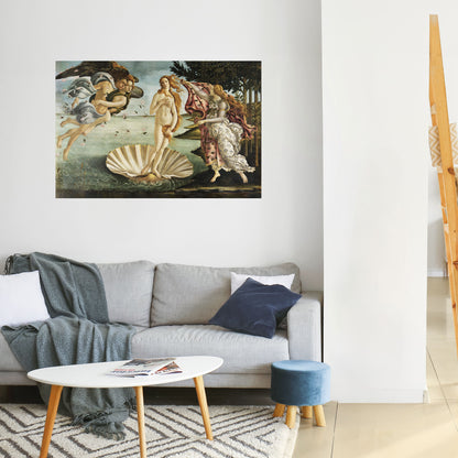 DIVINA NASCITA DELLA BELLEZZA Poster orizzontale staccabile e attaccabile