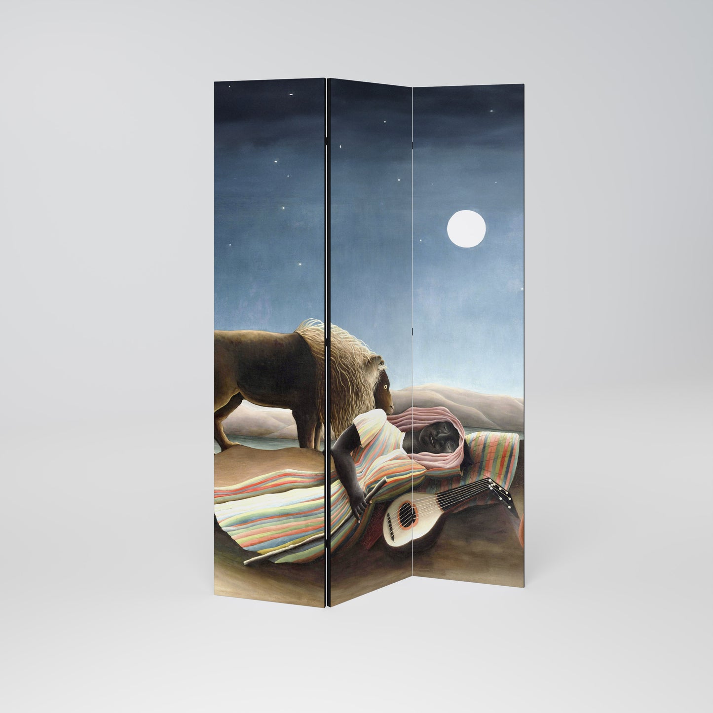 THE SLEEPING GYPSY - Divisorio decorativo per ambienti a 3 pannelli