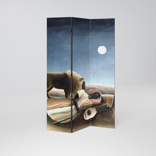 THE SLEEPING GYPSY - Divisorio decorativo per ambienti a 3 pannelli