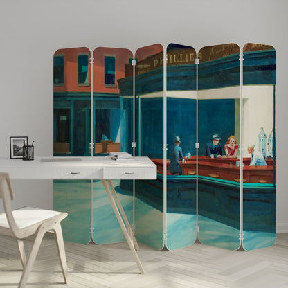 NIGHTHAWKS Divisorio per ambienti in compensato a 6 pannelli