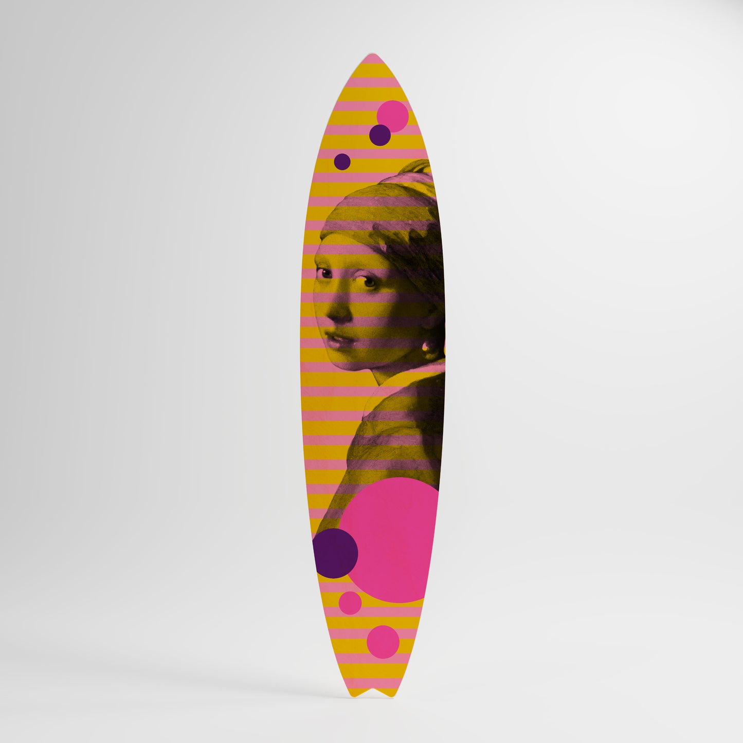 HER WITH A PEARL Decorative Plywood Surfboard