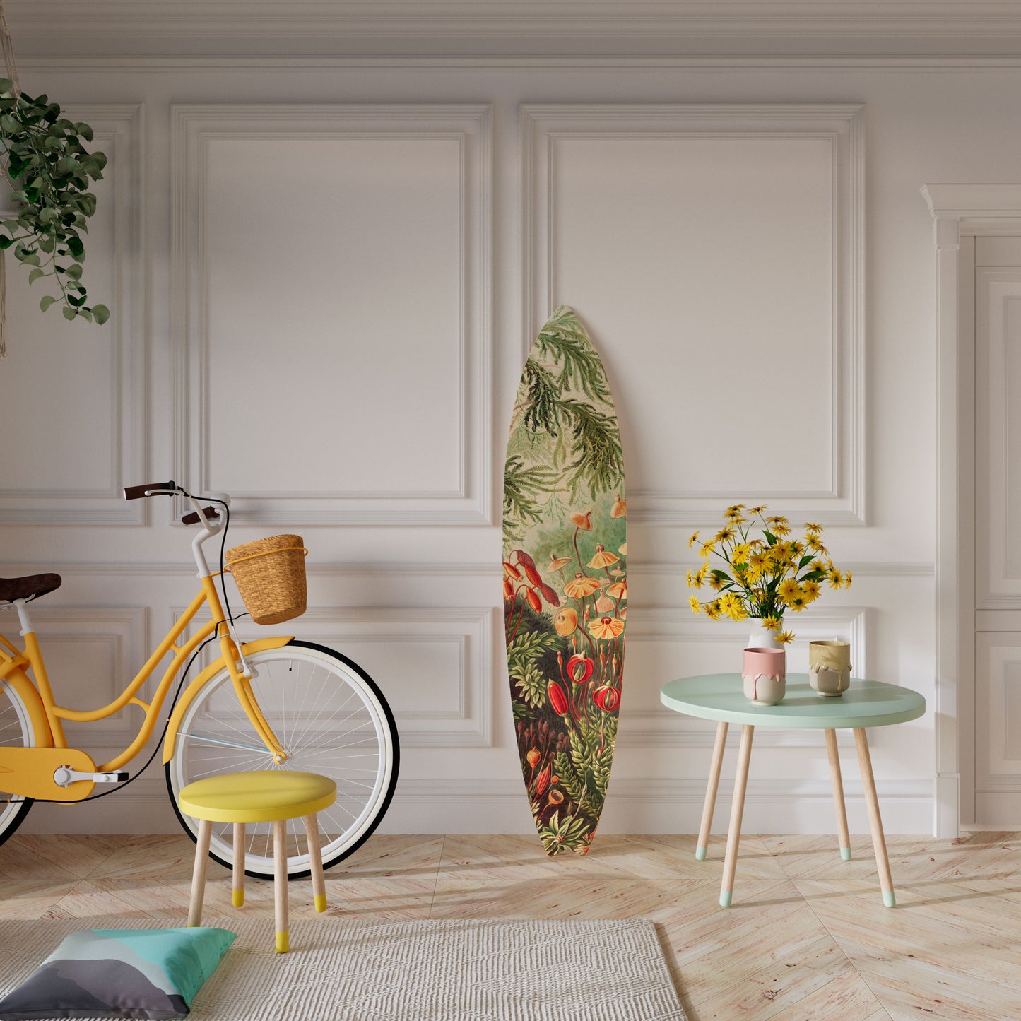 MUSCINAE LAUBMOOSE Decorative Plywood Surfboard