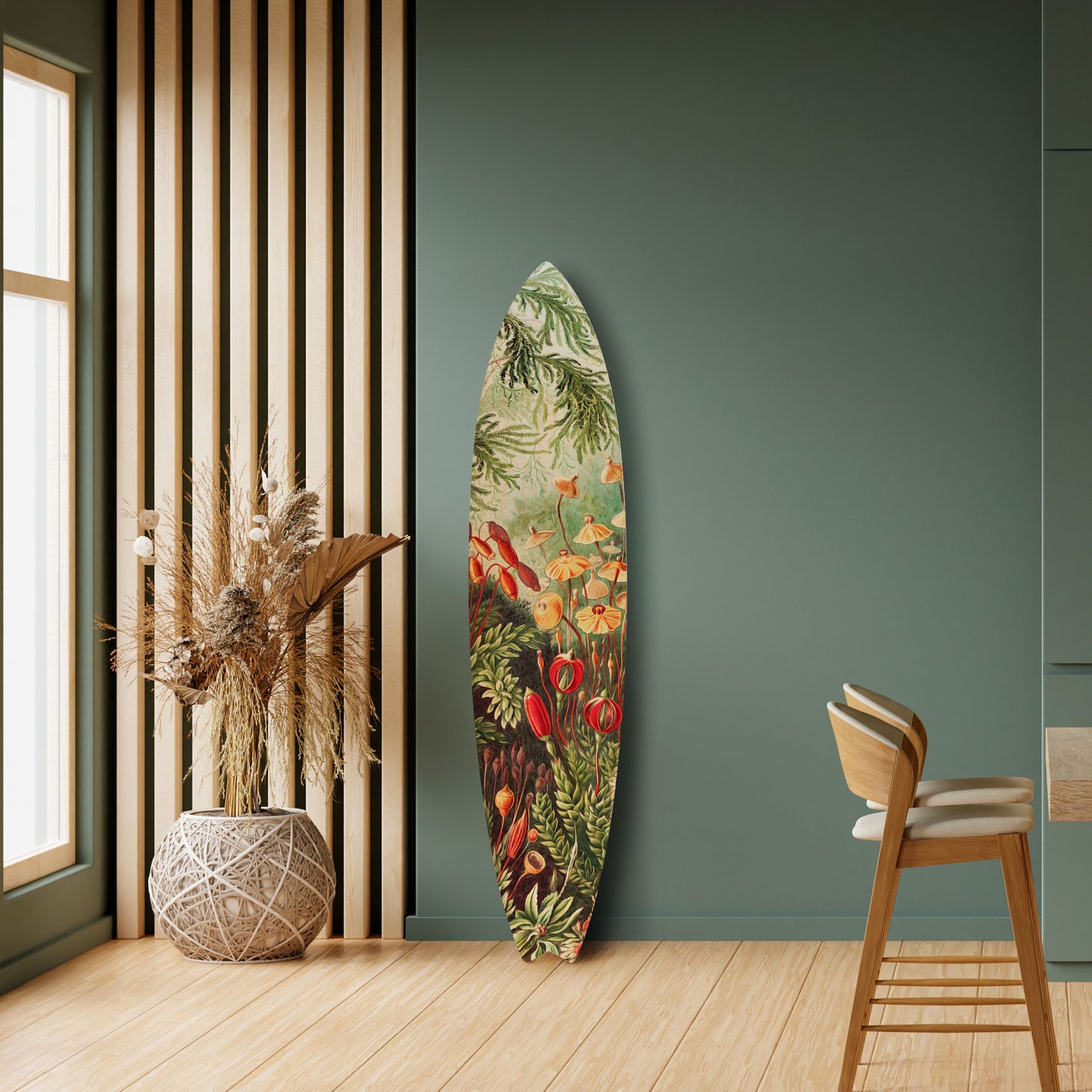 MUSCINAE LAUBMOOSE Decorative Plywood Surfboard