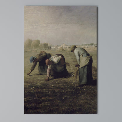 THE GLEANERS Stampa su Tela Verticale