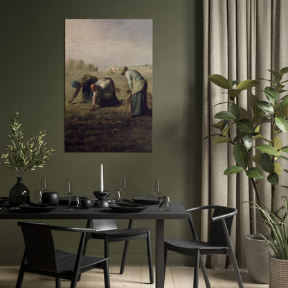 THE GLEANERS Vertical Canvas Print