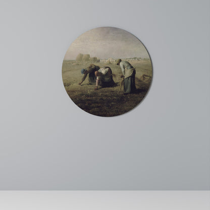 THE GLEANERS Round Wall Art