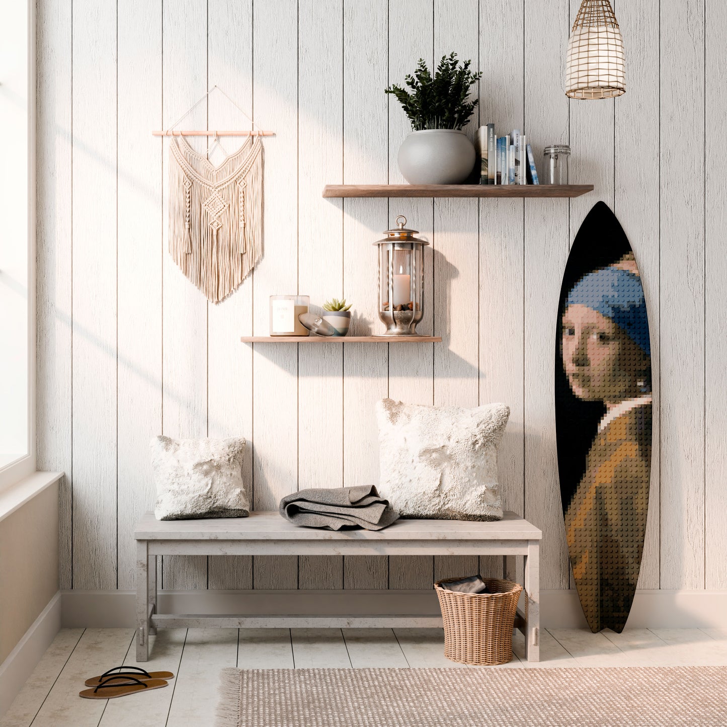 STRUCTURAL MASTERPIECE Surfboard Decorative Panel