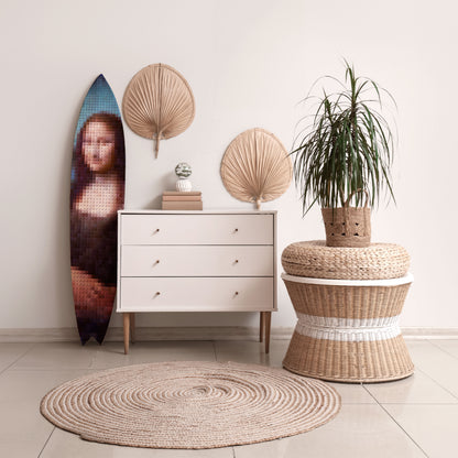 CONSTRUCTIVE ART Decorative Plywood Surfboard