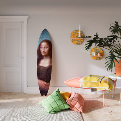 CONSTRUCTIVE ART Decorative Plywood Surfboard