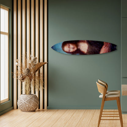 CONSTRUCTIVE ART Decorative Plywood Surfboard