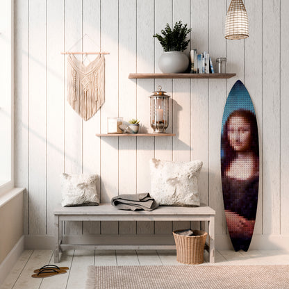 CONSTRUCTIVE ART Decorative Plywood Surfboard