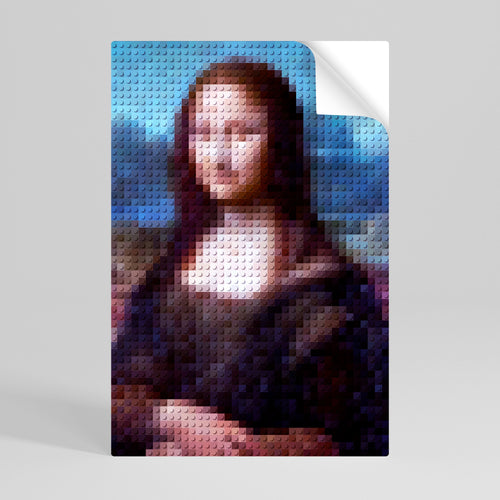 CONSTRUCTIVE ART Poster Verticale Adesivo