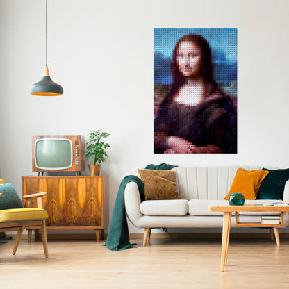 Poster verticale staccabile e attaccabile CONSTRUCTION ART